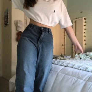 White Cropped Polo